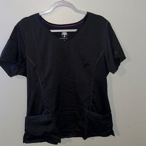 Healing Hands, XL Grey Scrub top